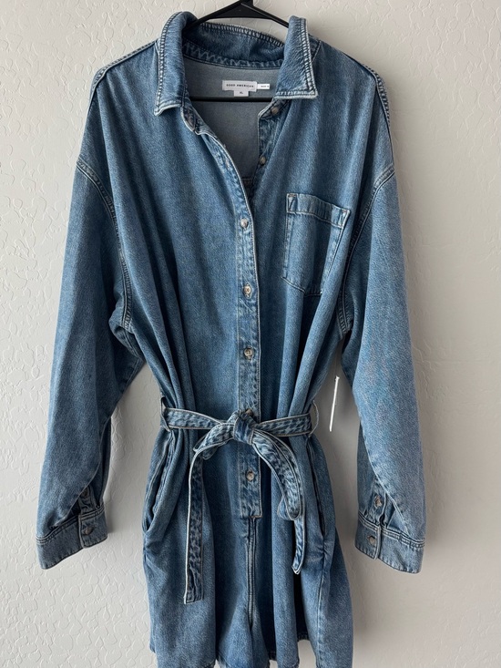 Good American Pants - Good American - Denim Romper